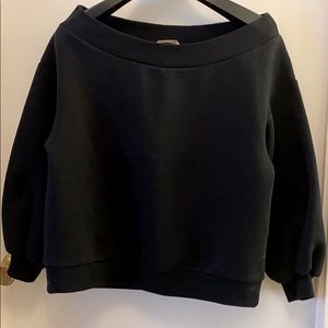 Womens off the shoulder sweater